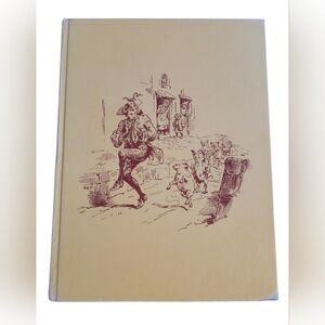 Vintage Illustrated Hardcover Book